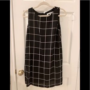 Cupcakes and cashmere black and white graphic dress